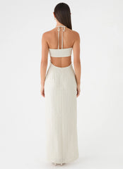 Laid Bare Maxi Dress - Desert Stripe